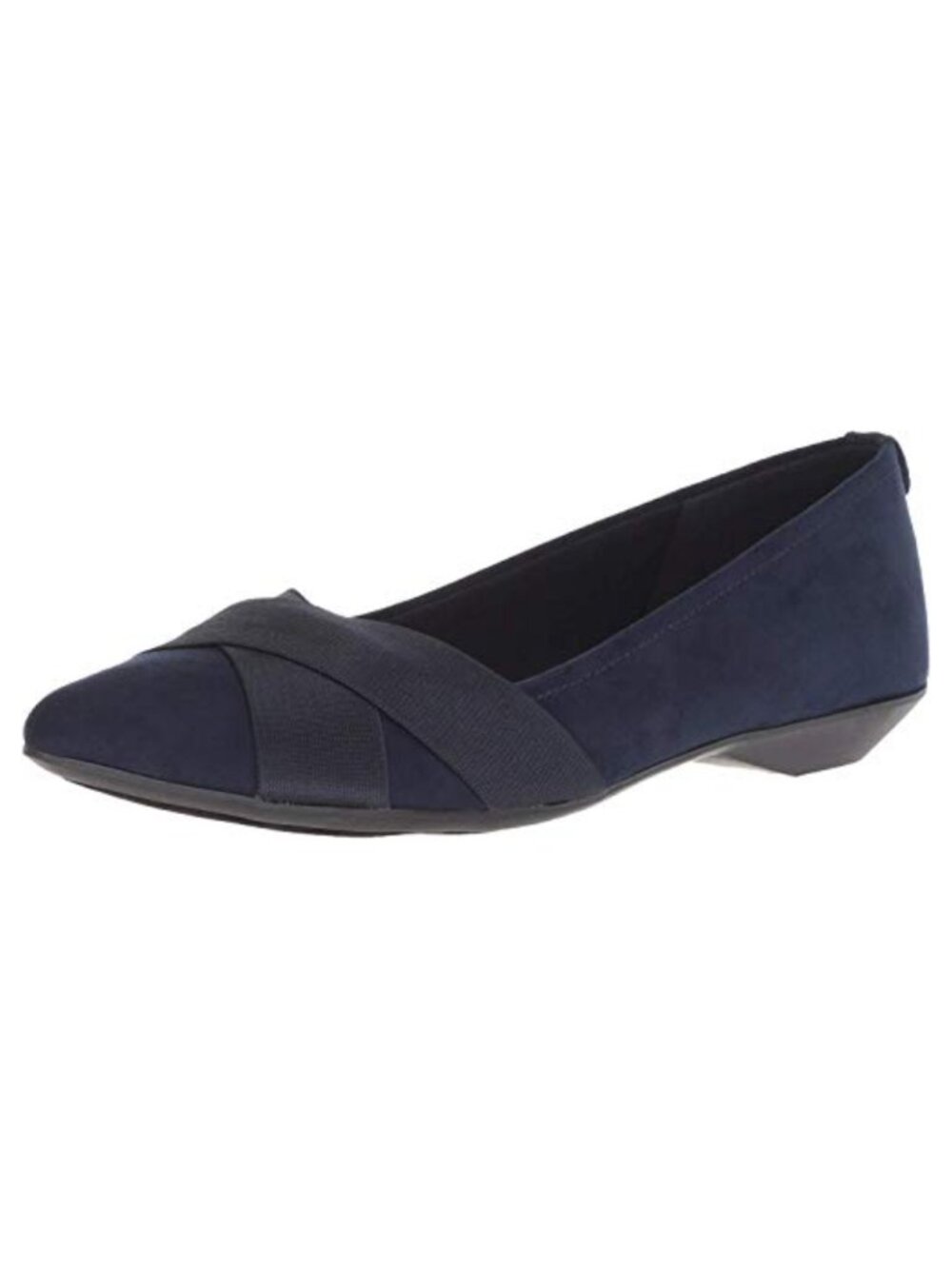 Anne Klein Oalise Pointed Toe Ballet Flats Memory Foam Flexible Sole